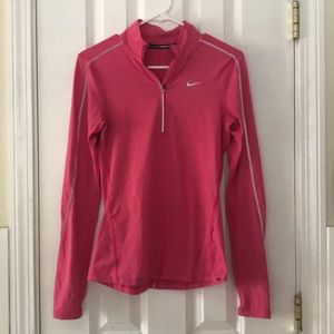 Pink Nike Quarter-zip